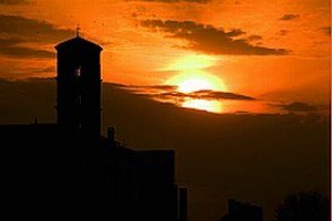 pôr do sol