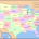The 50 United States of America in latin