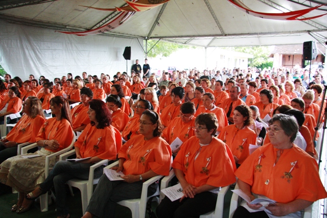 Primeiro Encontro Regional dos Oratórios do Imaculado Coração de Maria em Joinville e Inalguração do Presépio Som Lumier
