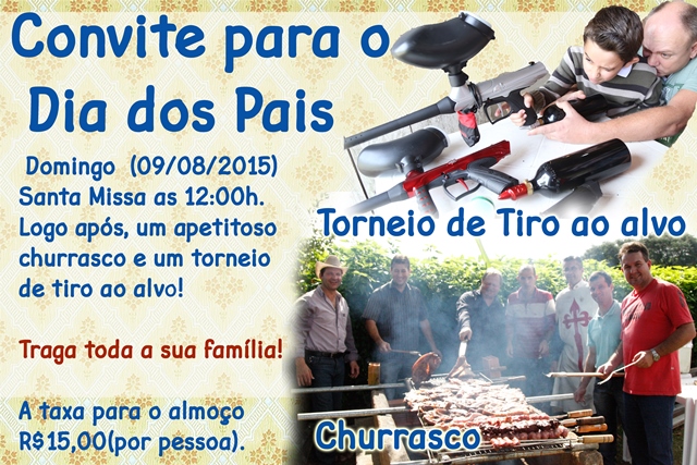 Convite Dia dos Pais