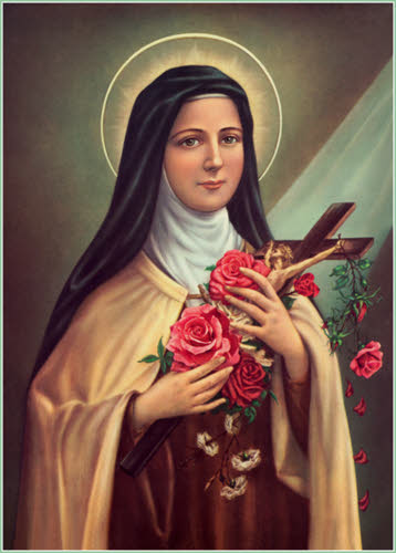 Santa Terezinha pintura