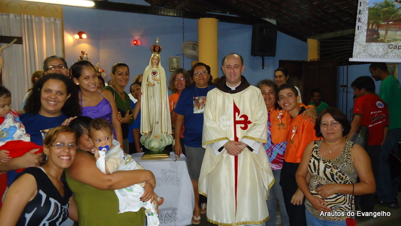 Missa na capela Nossa Senhora Aparecida, no Parque Capibaribe, São Lourenço da Mata