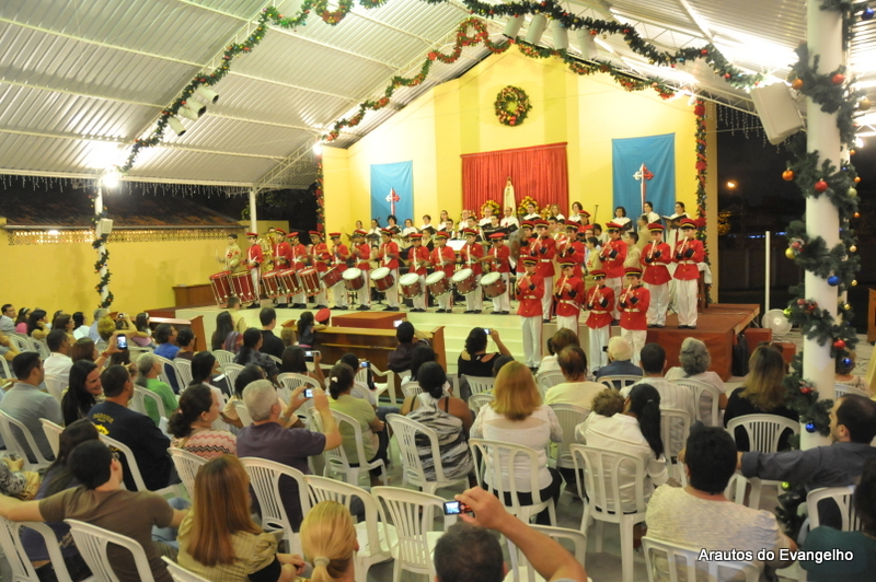 Comemoração Natalina na sede dos Arautos do Evangelho em Recife