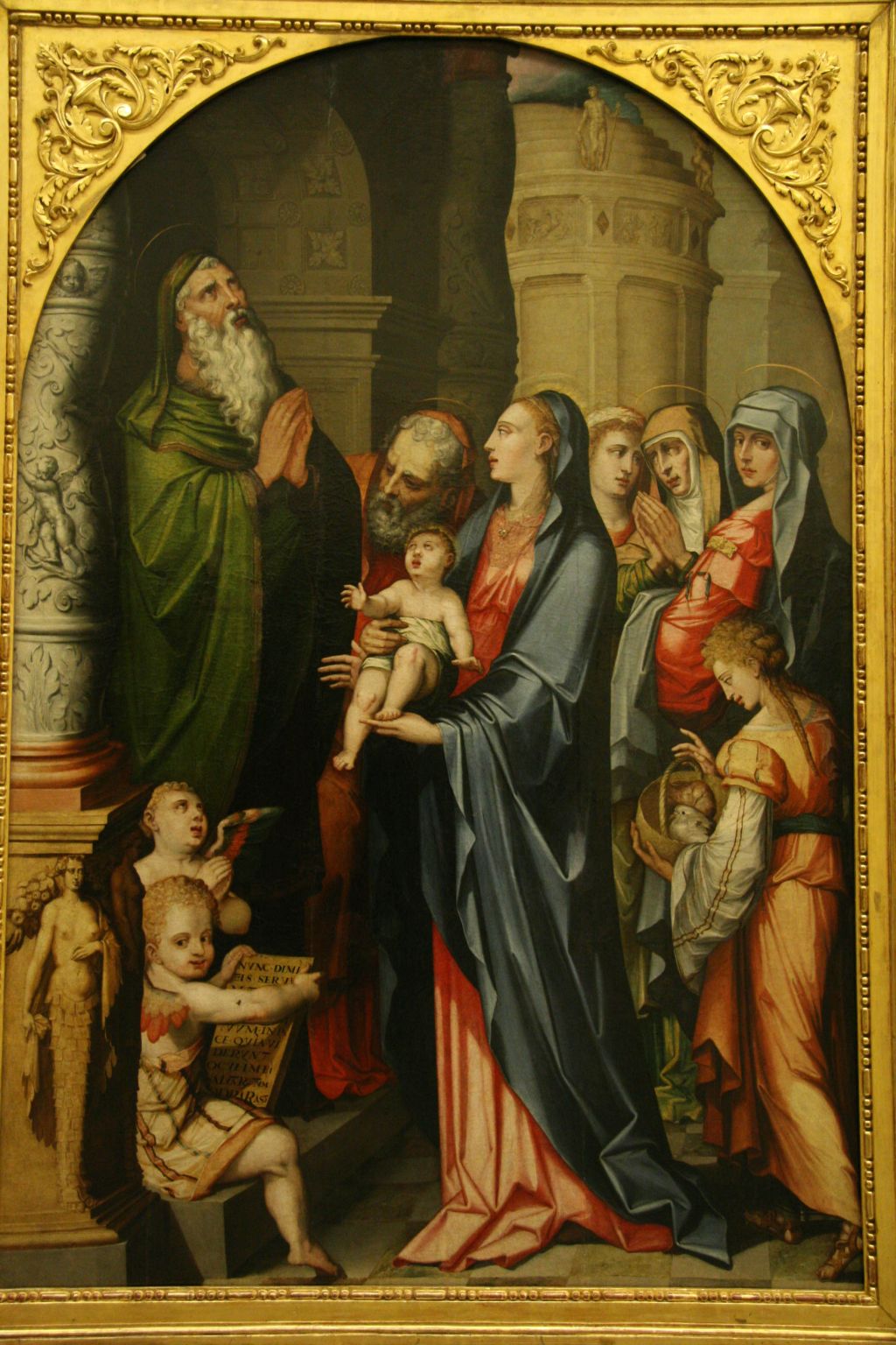 Presentación del Niño Jesús en el Templo Luis de Vargas Museo de Bellas Artes- Sevilla