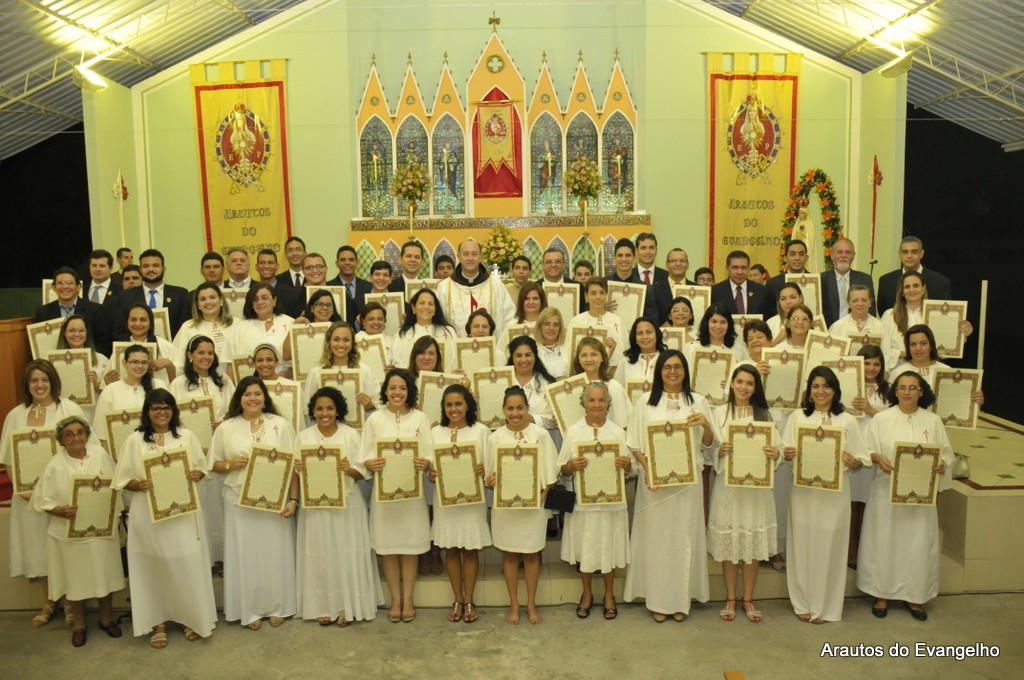 Consagração a Nossa Senhora na sede dos Arautos do Evangelho em Recife
