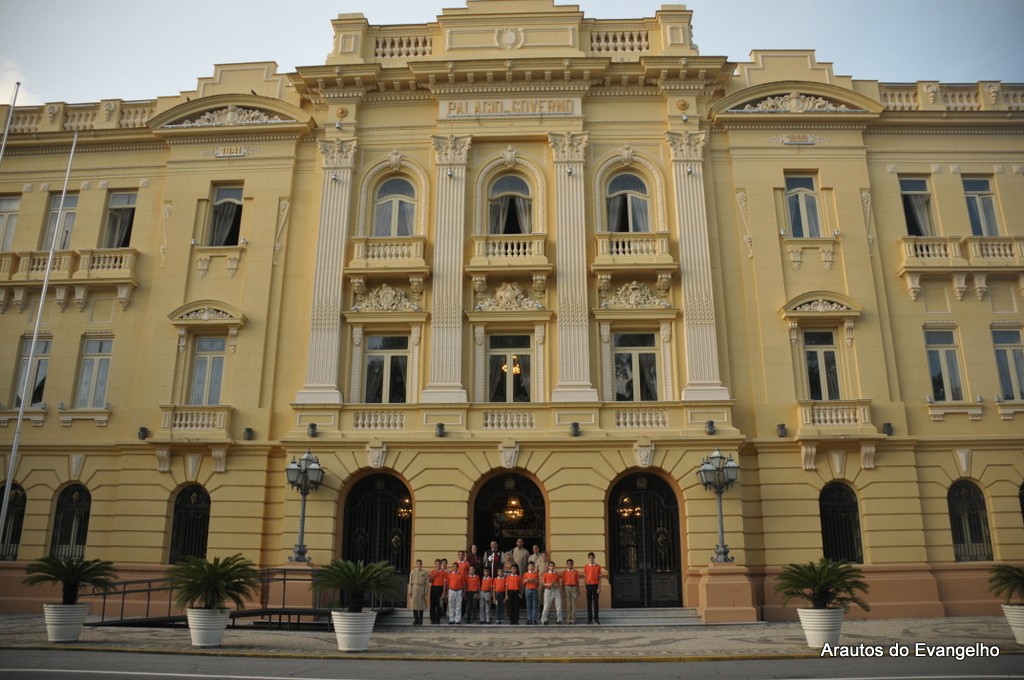 Palácio do Campo das Princesas - visita dos Arautos do Evangelho