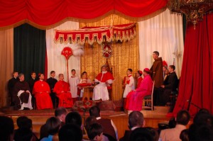 Proclamação do Dogma da Infalibilidade Pontícia - Teatro apresentado no Curso de Formação dos Arautos do Evangelho em 2010
