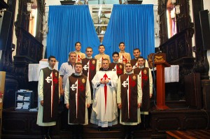 Arautos do Evangelho no Convento da Penha