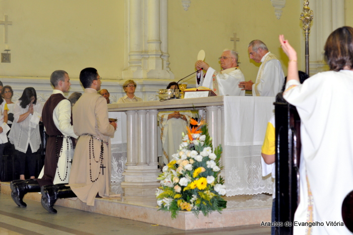 Celebração da Quinta-feira Santa na Catedral Metropolitana de Vitória