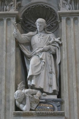 Imagem de São Luís Grignion na Basílica de São Pedro - Vaticano
